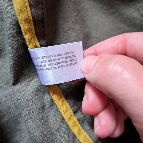 GUC Old Navy L green camouflage army jacket cargo utility chore camo - Picture 14 of 16